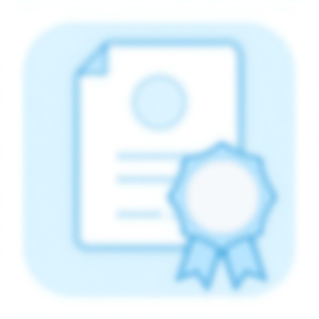 Icono de certificación